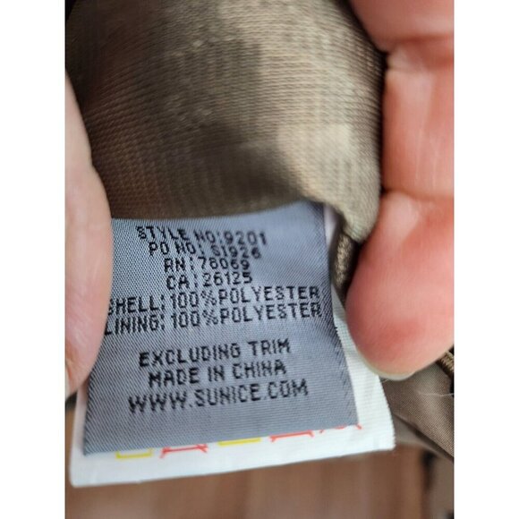 RC Raes Creek Mens Windbreaker Jacket 3XL Brown Waterproof Lightweight NEW - Picture 8 of 11